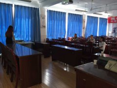 诉智团队前往绵阳某小学汇报文化建设方案