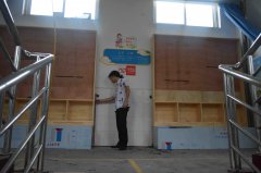 成都市龙泉区某学校施工视察